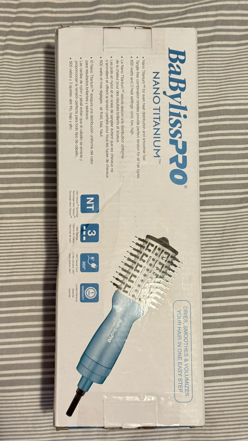 BaBylissPRO Nano Titanium 2-inch Hot Air Brush - photo 2