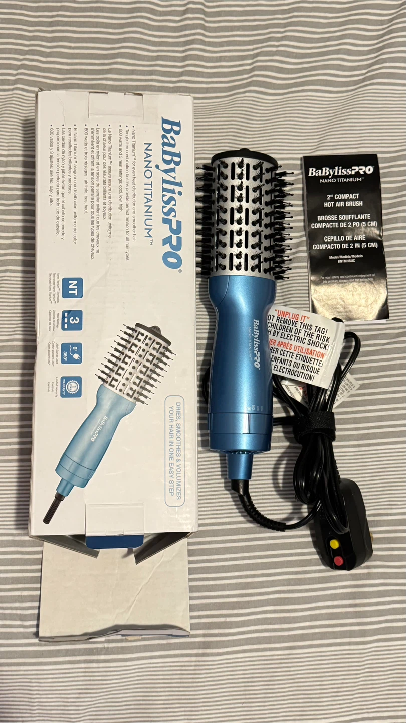 BaBylissPRO Nano Titanium 2-inch Hot Air Brush