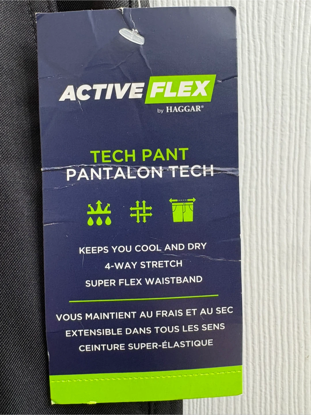 Haggar Active Flex Tech Pants M/M Black - photo 2