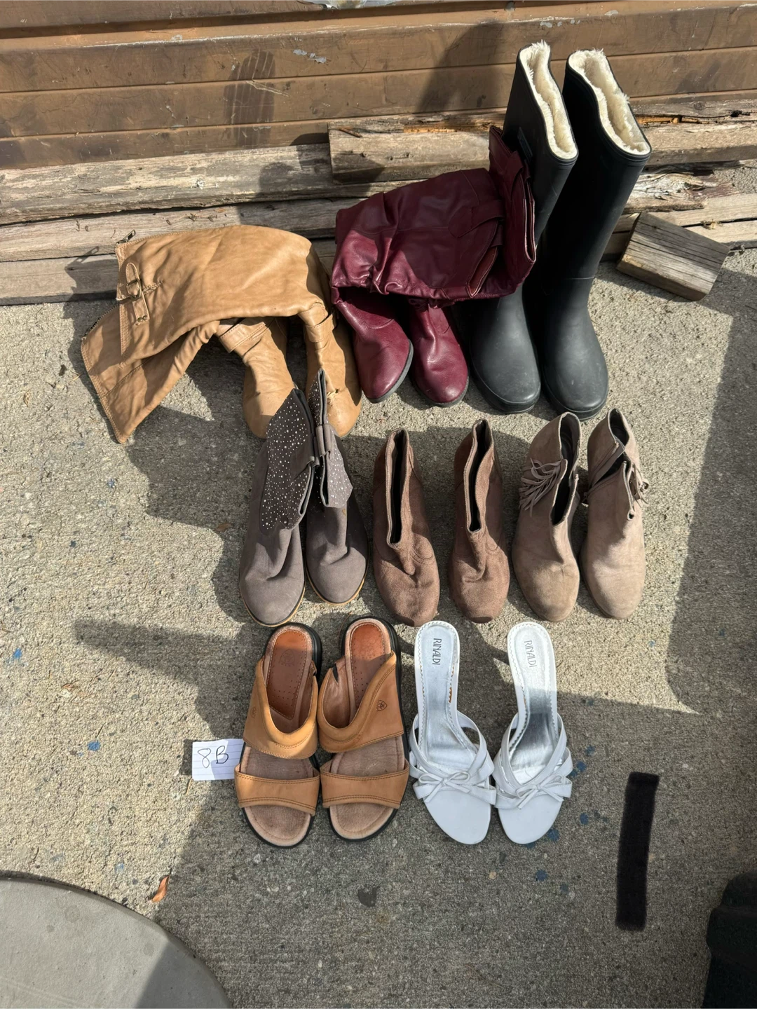 Assorted Boots and Shoes for sale