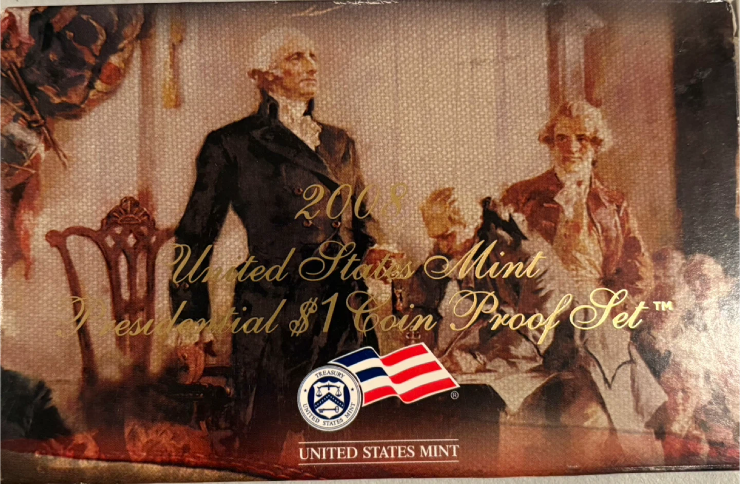 2008 United States Mint Presidential $1 Coin Proof Set - photo 2