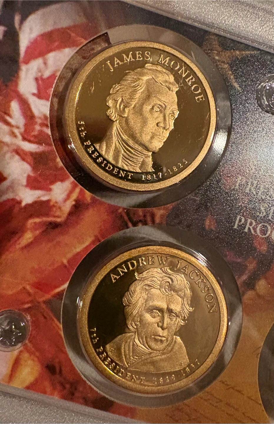 2008 United States Mint Presidential $1 Coin Proof Set - photo 5
