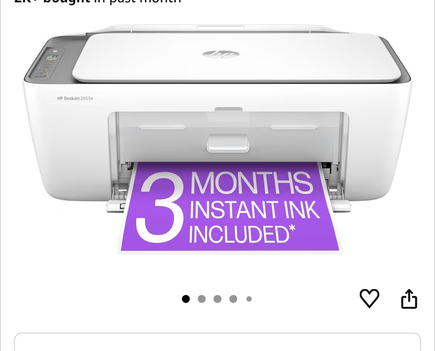 Brand new HP DeskJet 2855e All-in-One Printer - photo 2