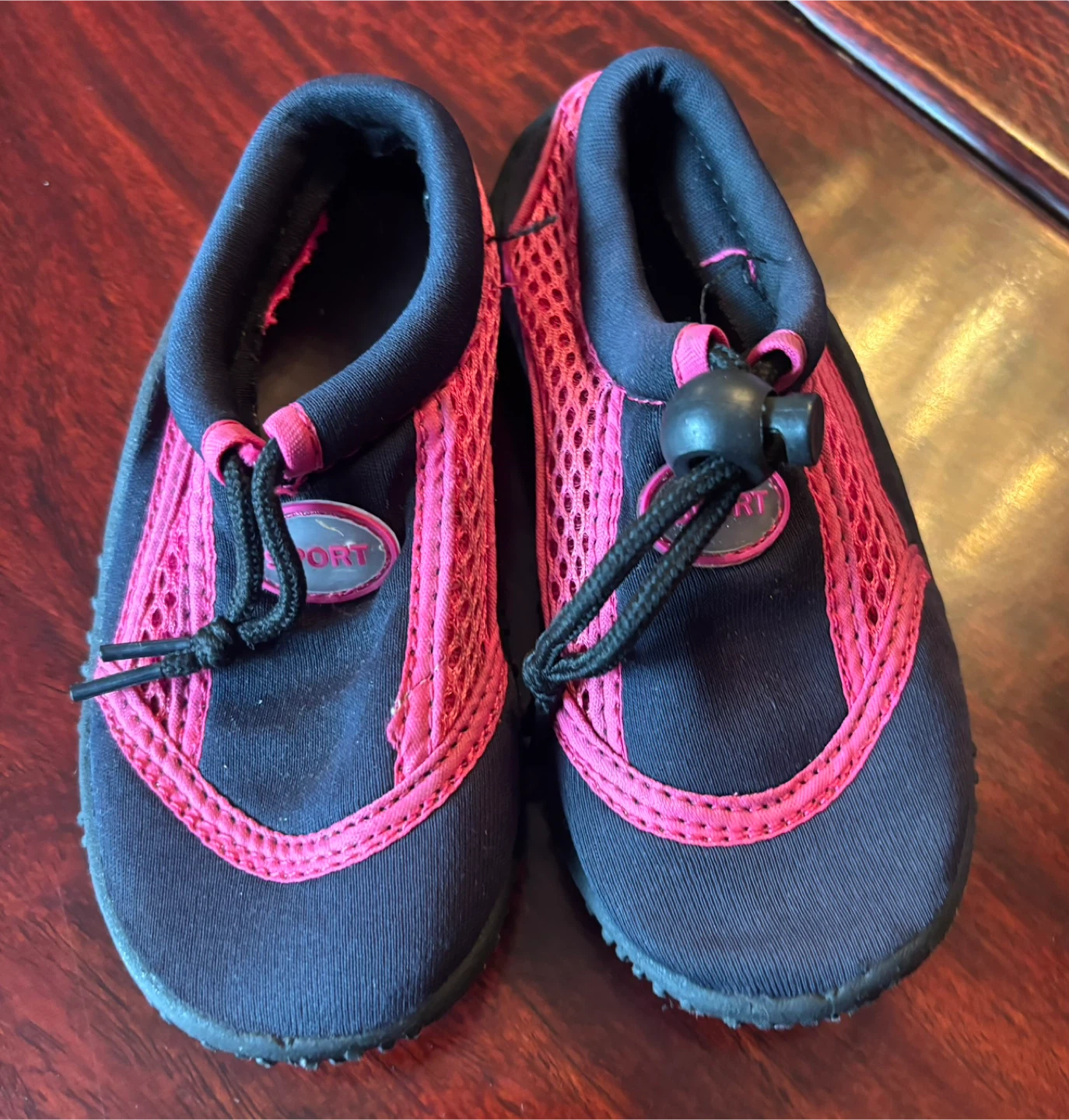 Kids' Sport Water Shoes Pink & Black