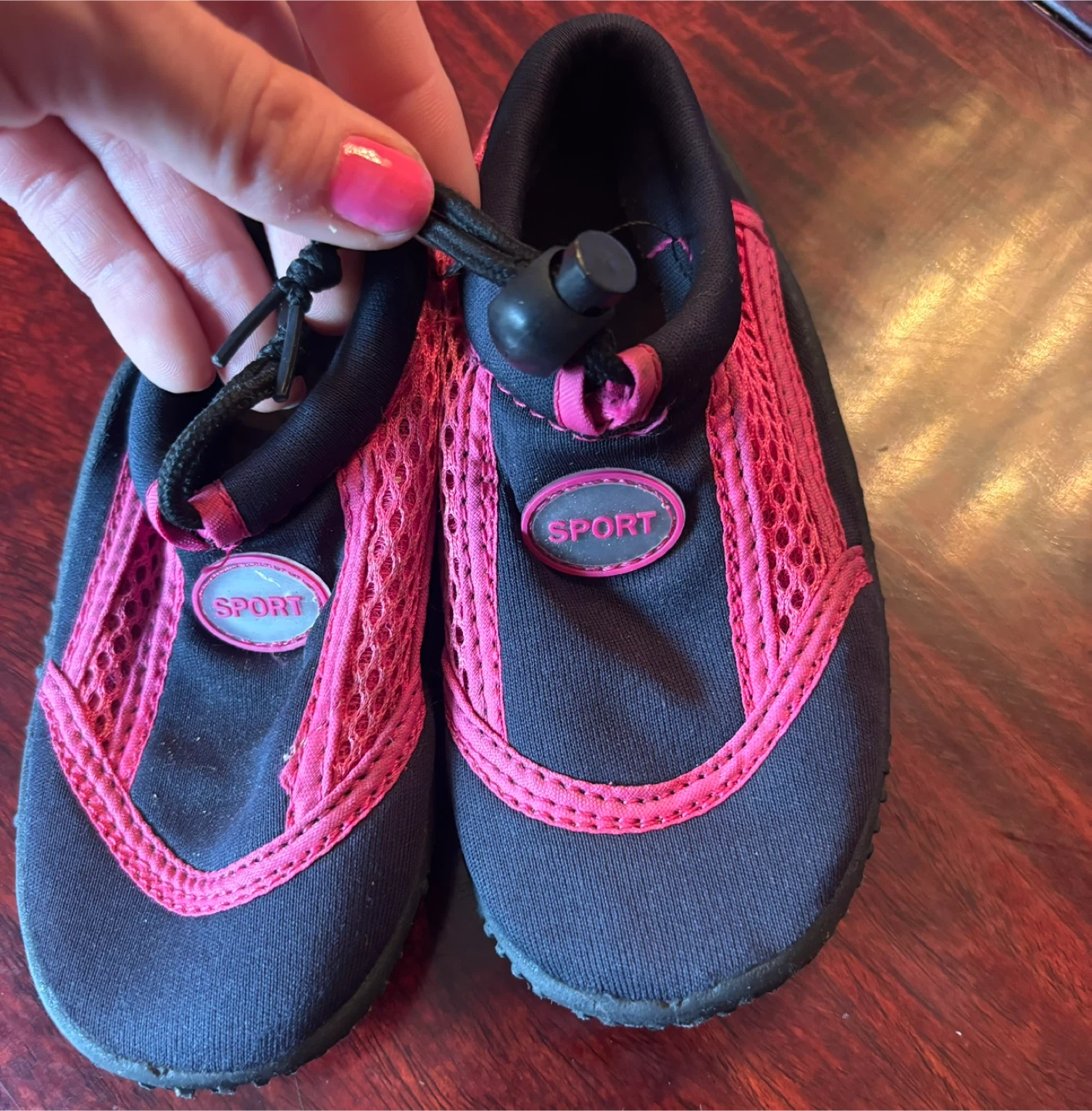 Kids' Sport Water Shoes Pink & Black - photo 3