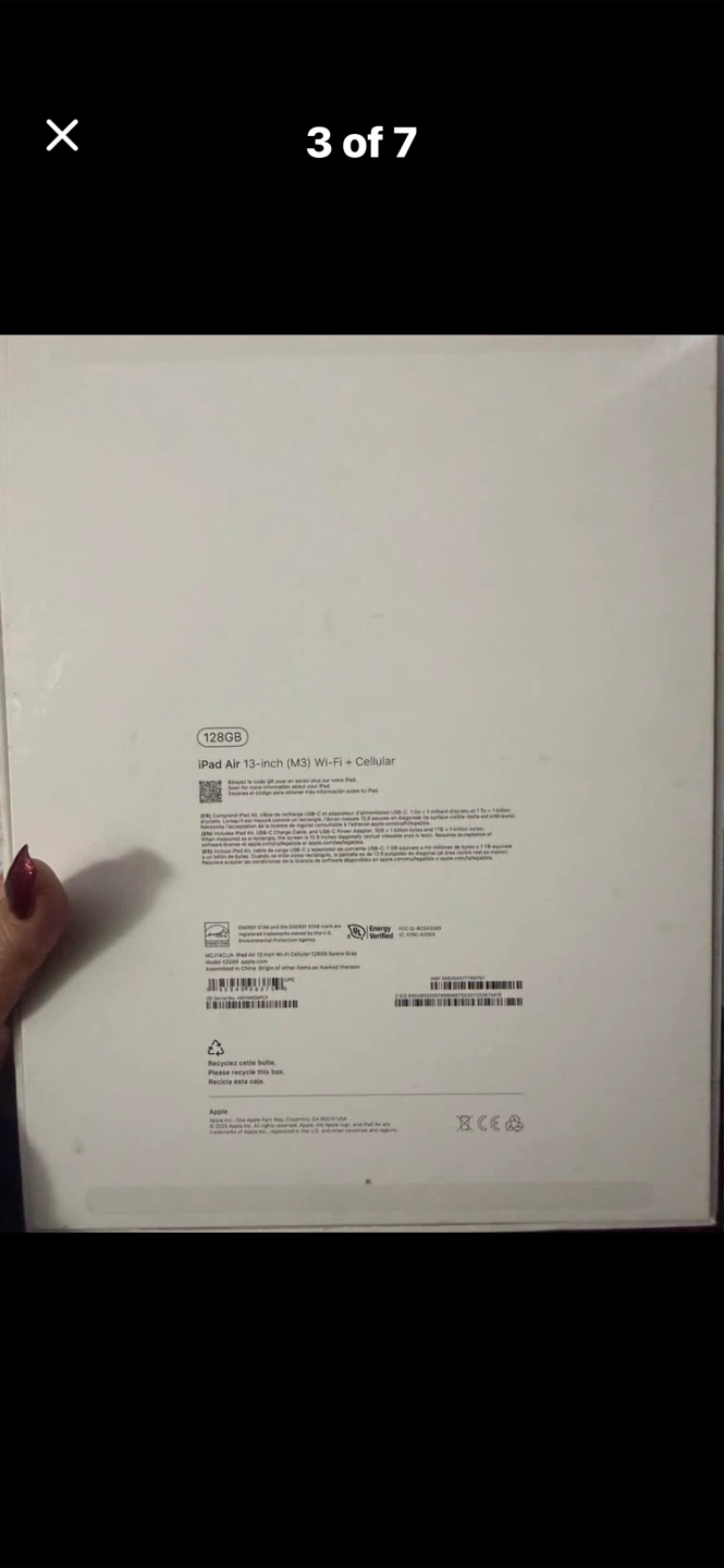Apple iPad Air (M3) Wi-Fi + Cellular 128GB - photo 3