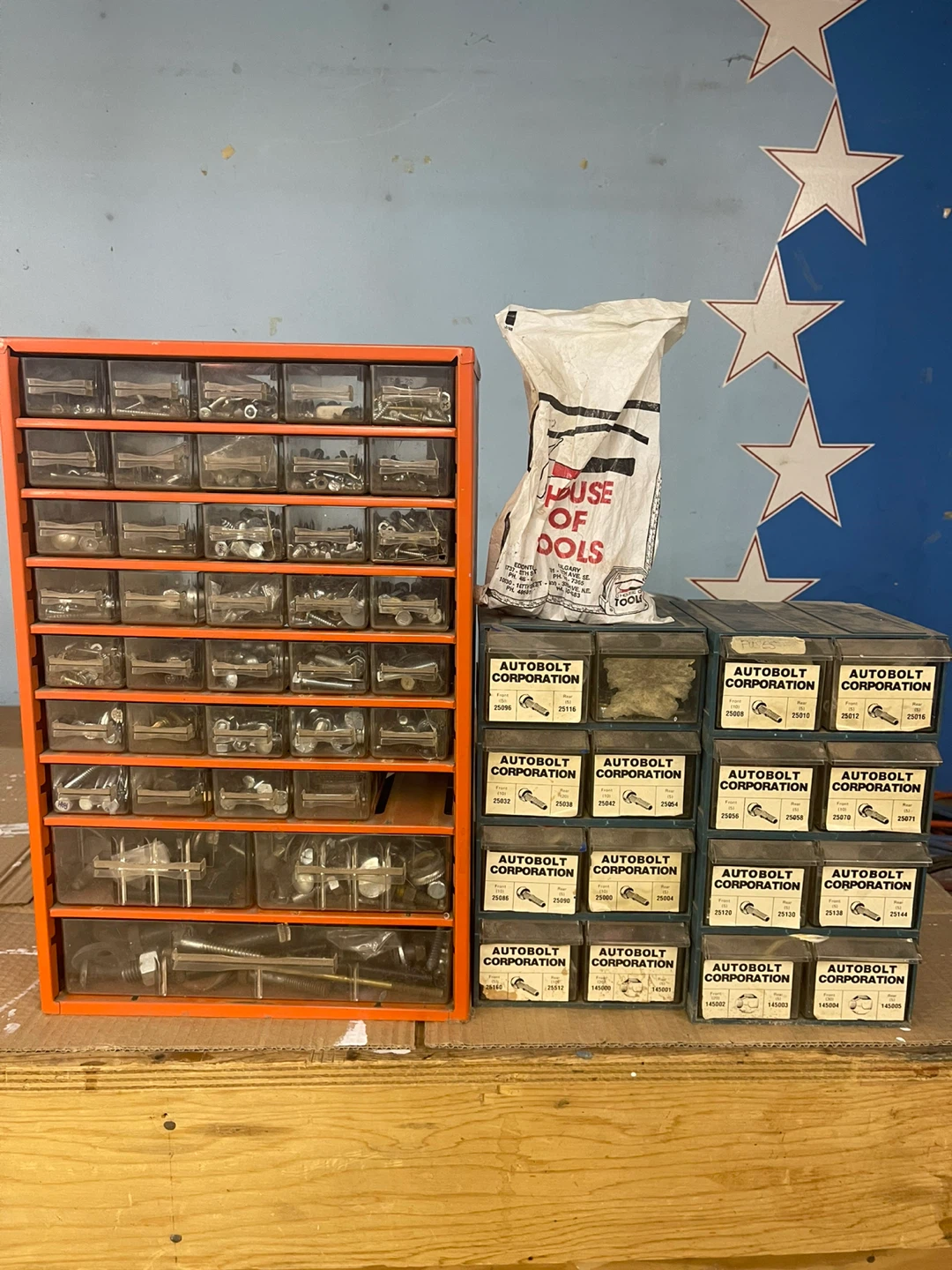 Assorted Nuts and Washers and fuses