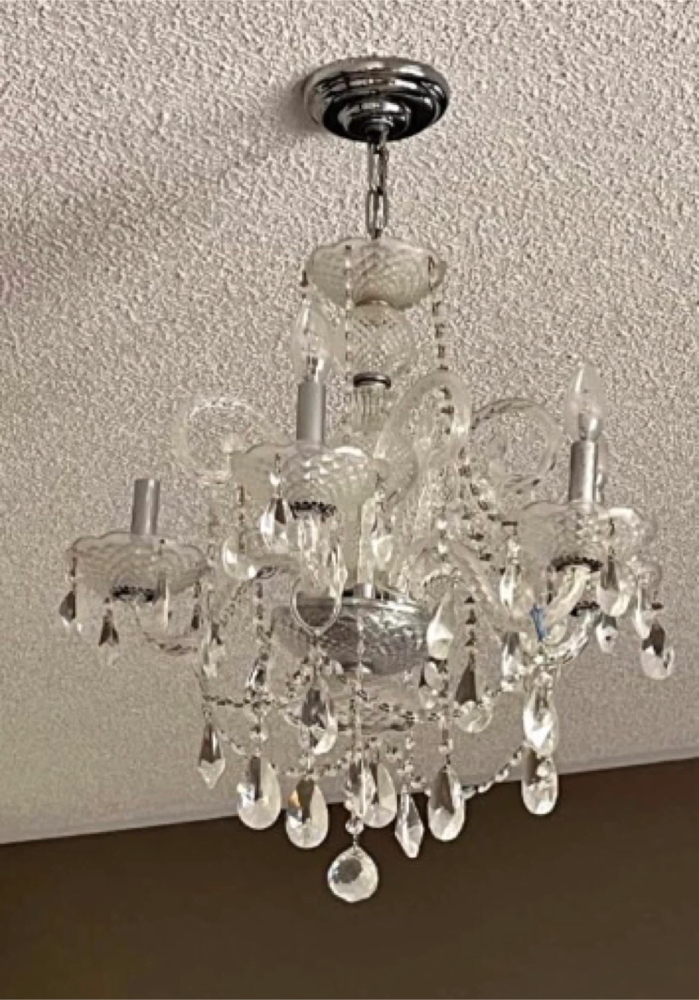 Elegant Crystal Chandelier Light Fixture