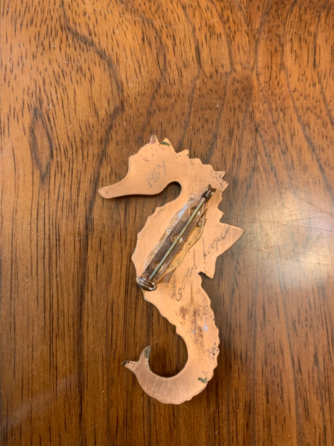 Seahorse Enamel Pin Brooch - photo 2
