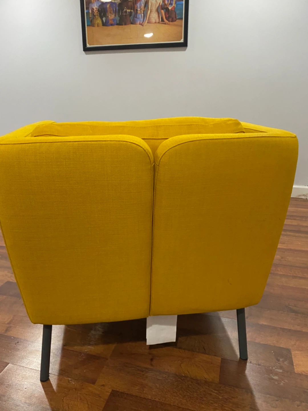 Yellow Accent Chair - photo 4