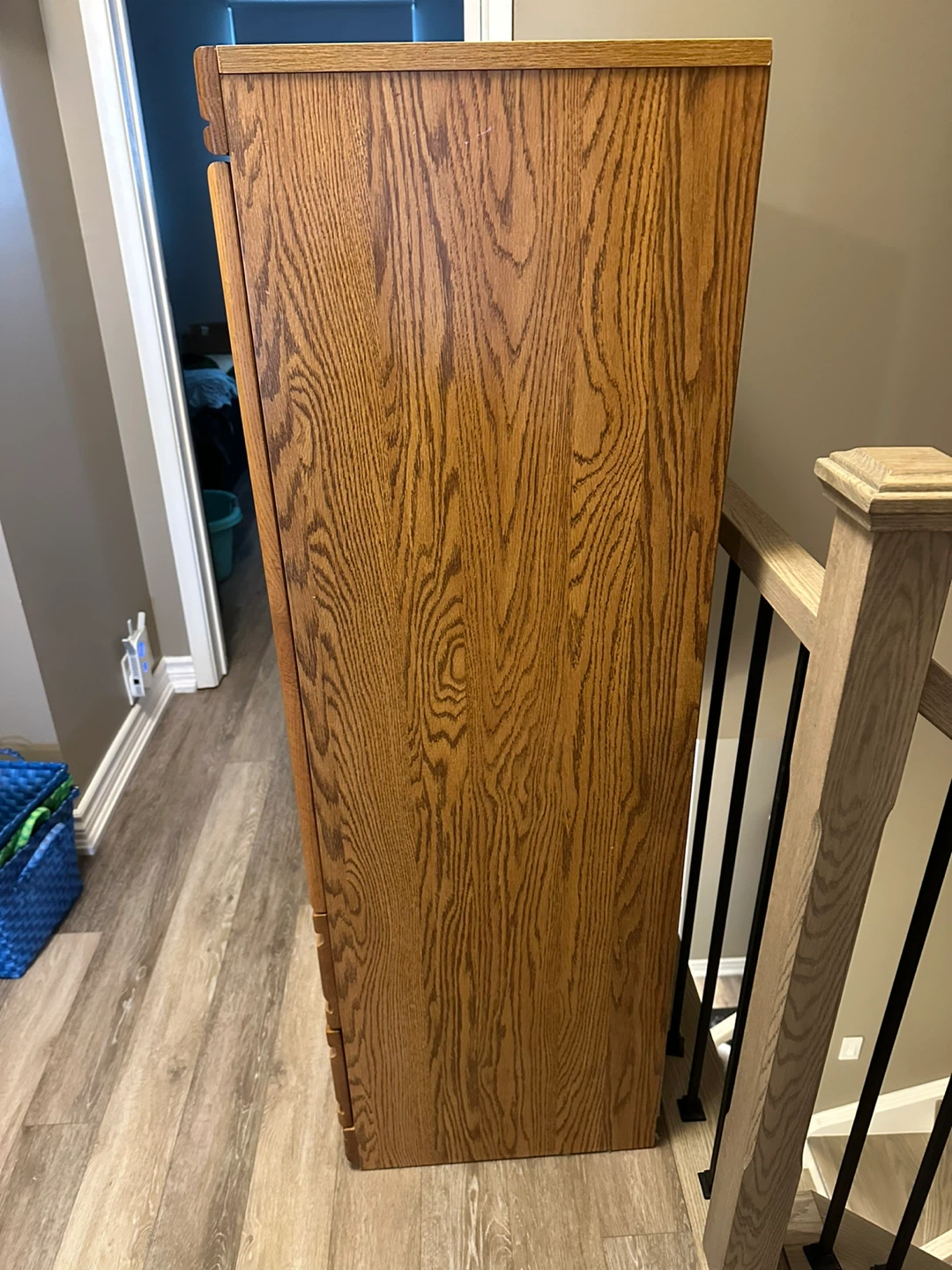 Wooden Dresser with Cabinet - photo 3