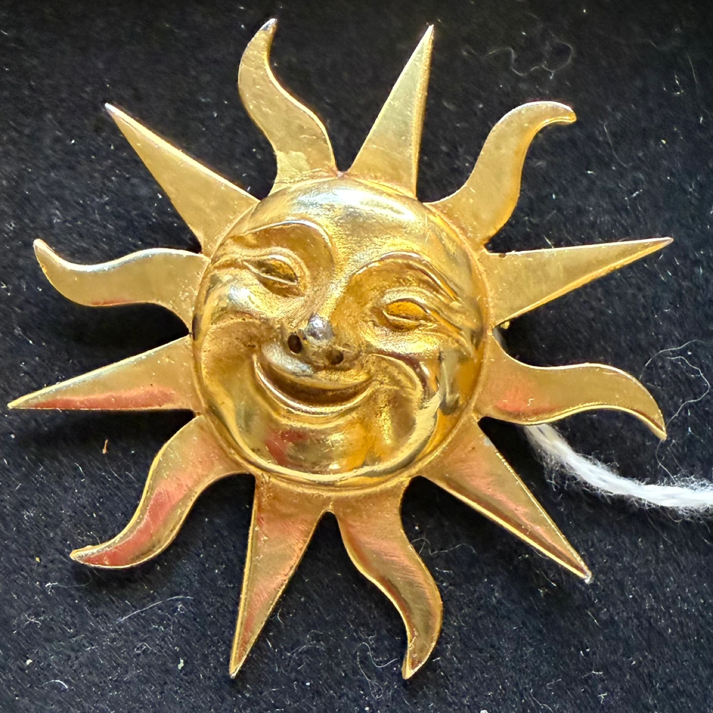 Golden Sun Face Brooch - Museum Replicas - photo 2