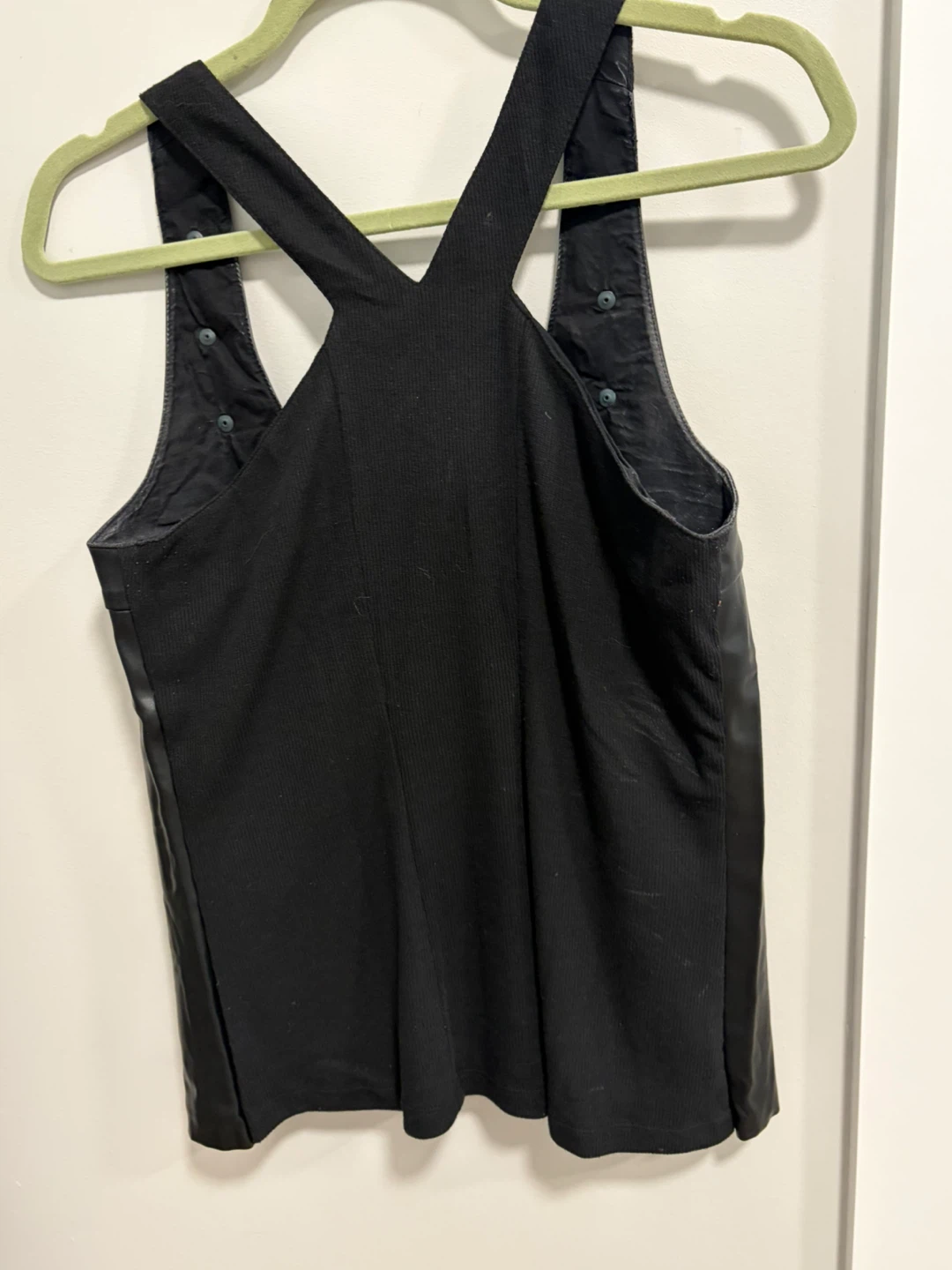 Kill City Studded Faux Leather Tank Top Size S - photo 3