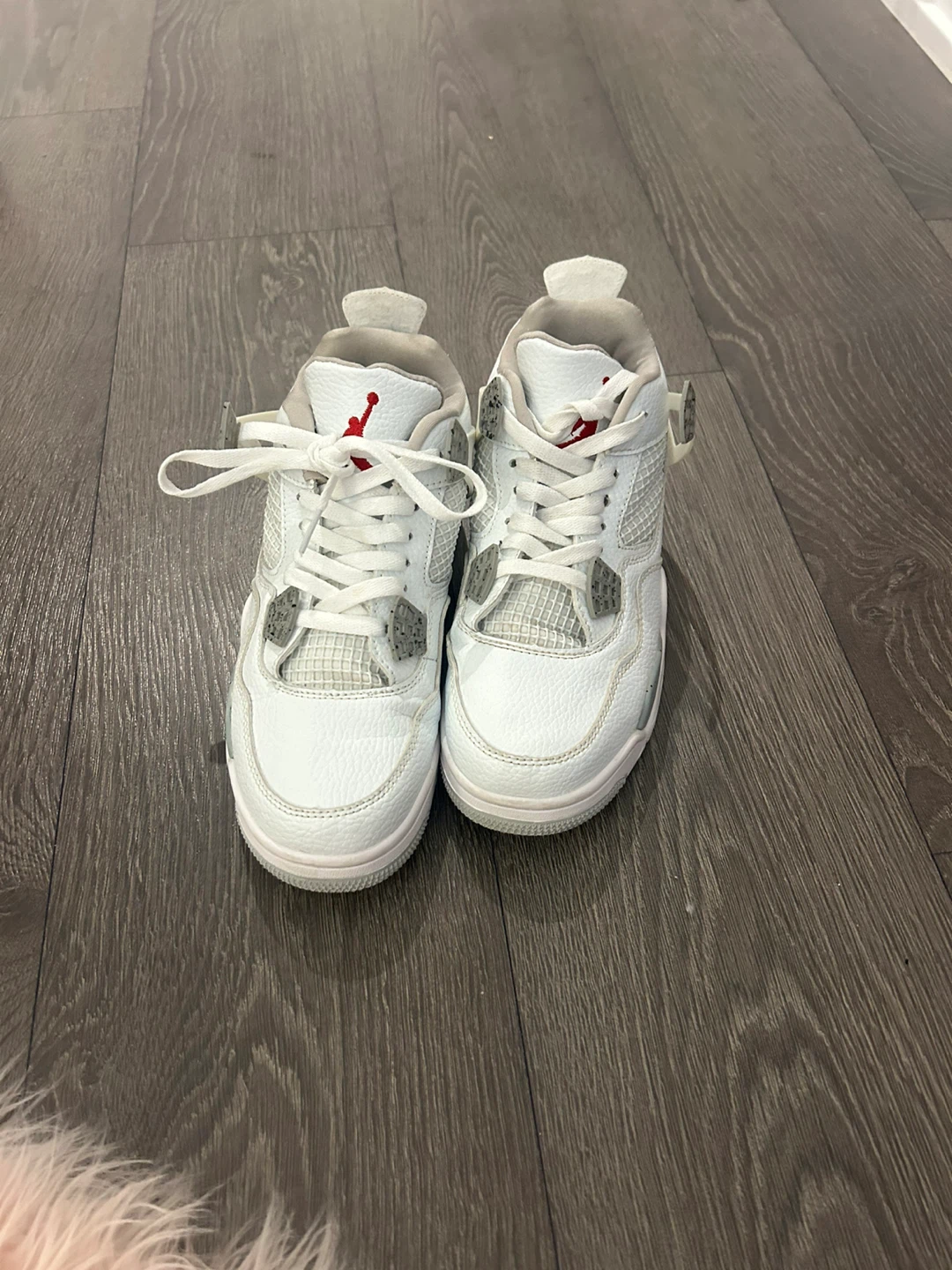 Air Jordan 4 Retro White Cement Womens Shoes