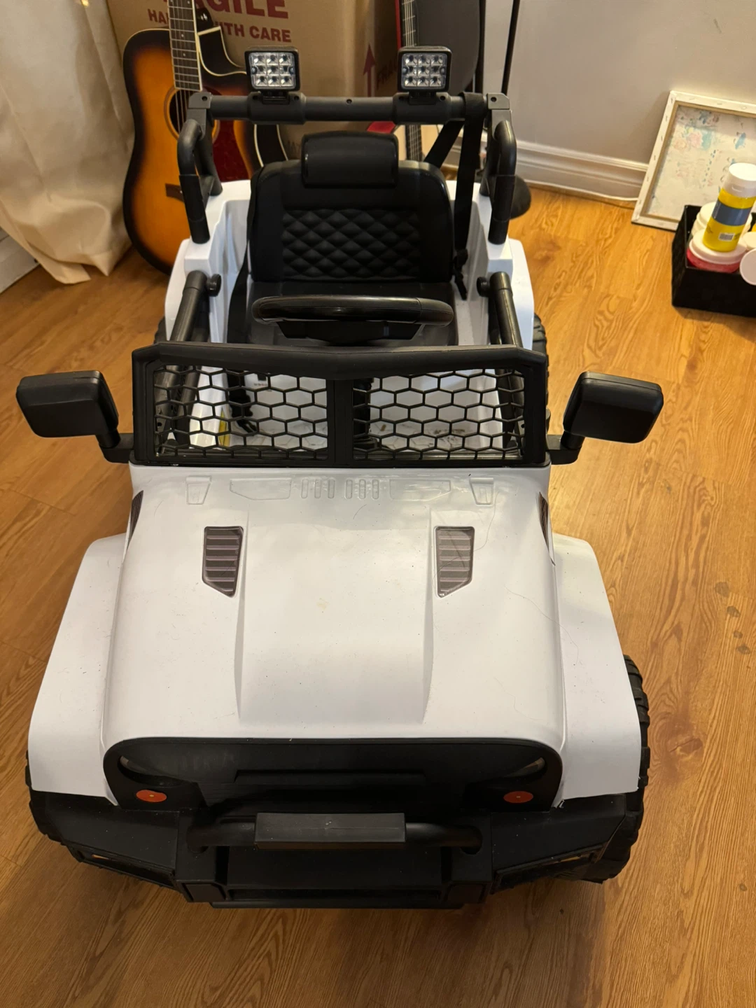 White Kids Ride-On Jeep - photo 2