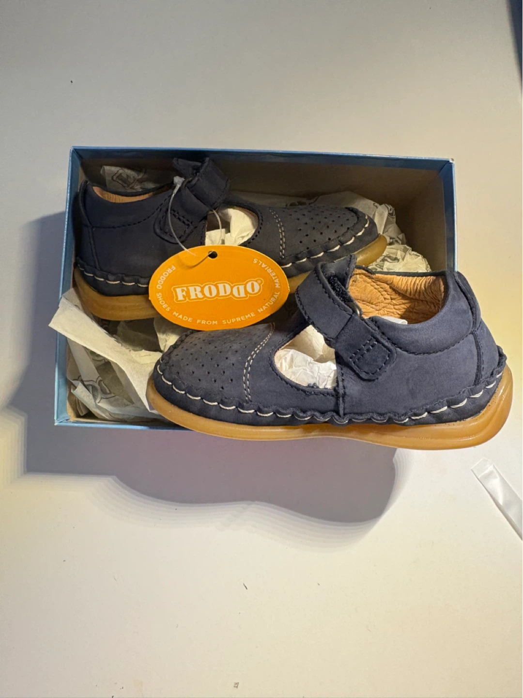 Froddo Navy Blue Leather Shoes - Size 21