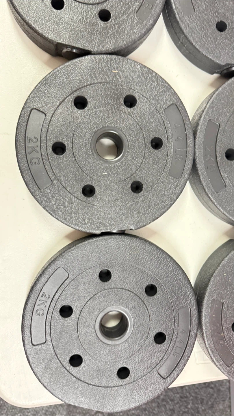 Adjustable Dumbbell Set with Weight Plates and Barbell Handles - photo 4