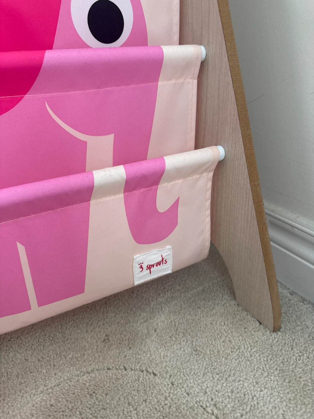 3 Sprouts Pink Elephant Book Rack - photo 4