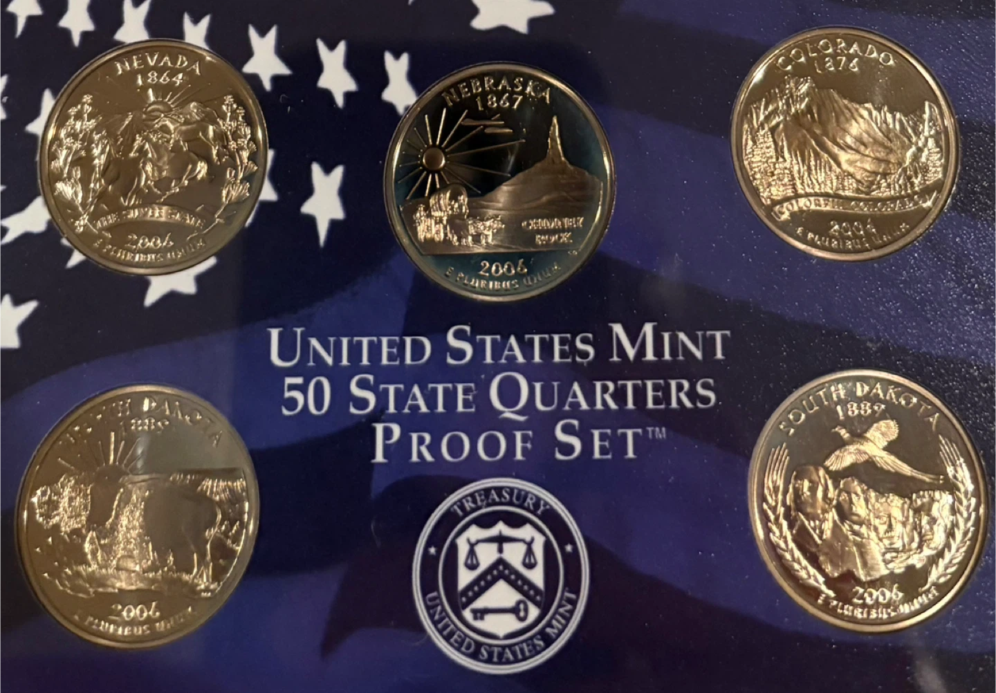 2006 United States Mint 50 State Quarters Proof Set
