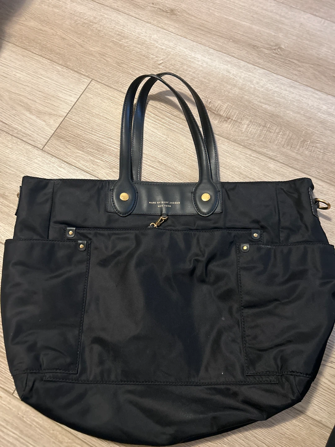 Marc by Marc Jacobs Black Nylon Tote Bag