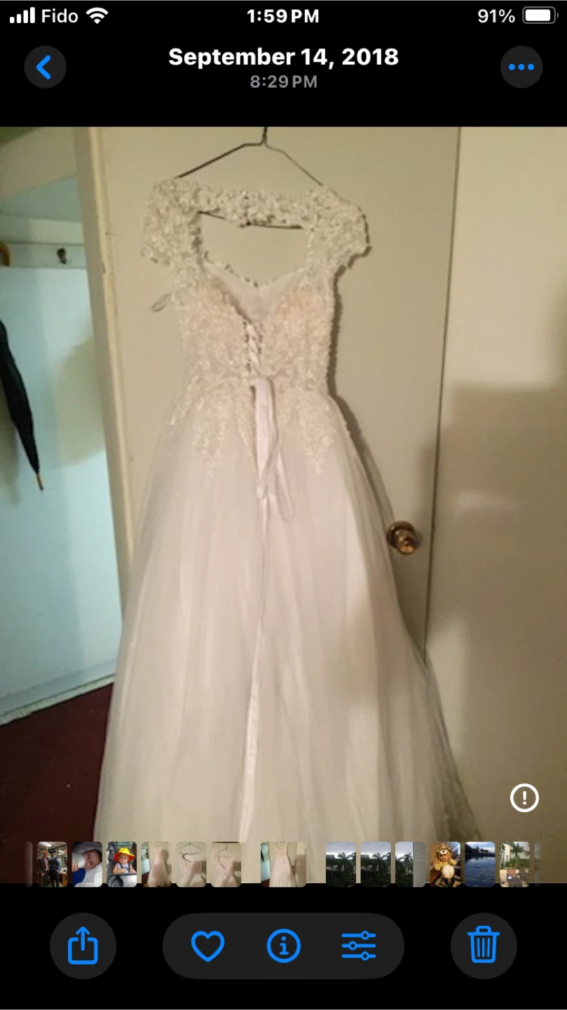 White Lace Wedding Dress