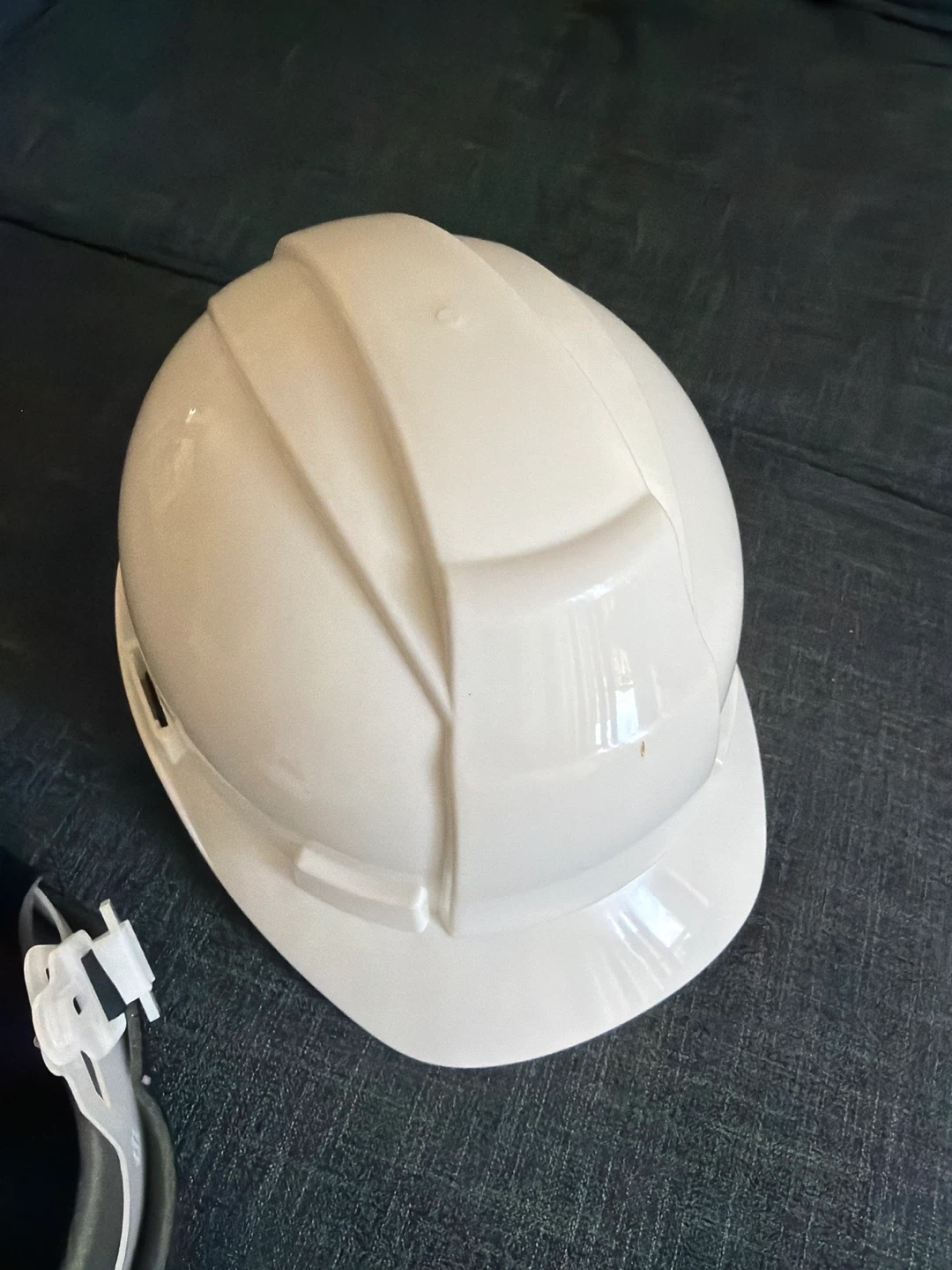 White Hard Hat