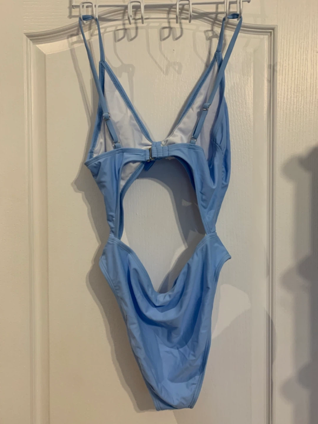 NEW Baby Blue One-Piece Swimsuit with Cut-outs -M/L - photo 4