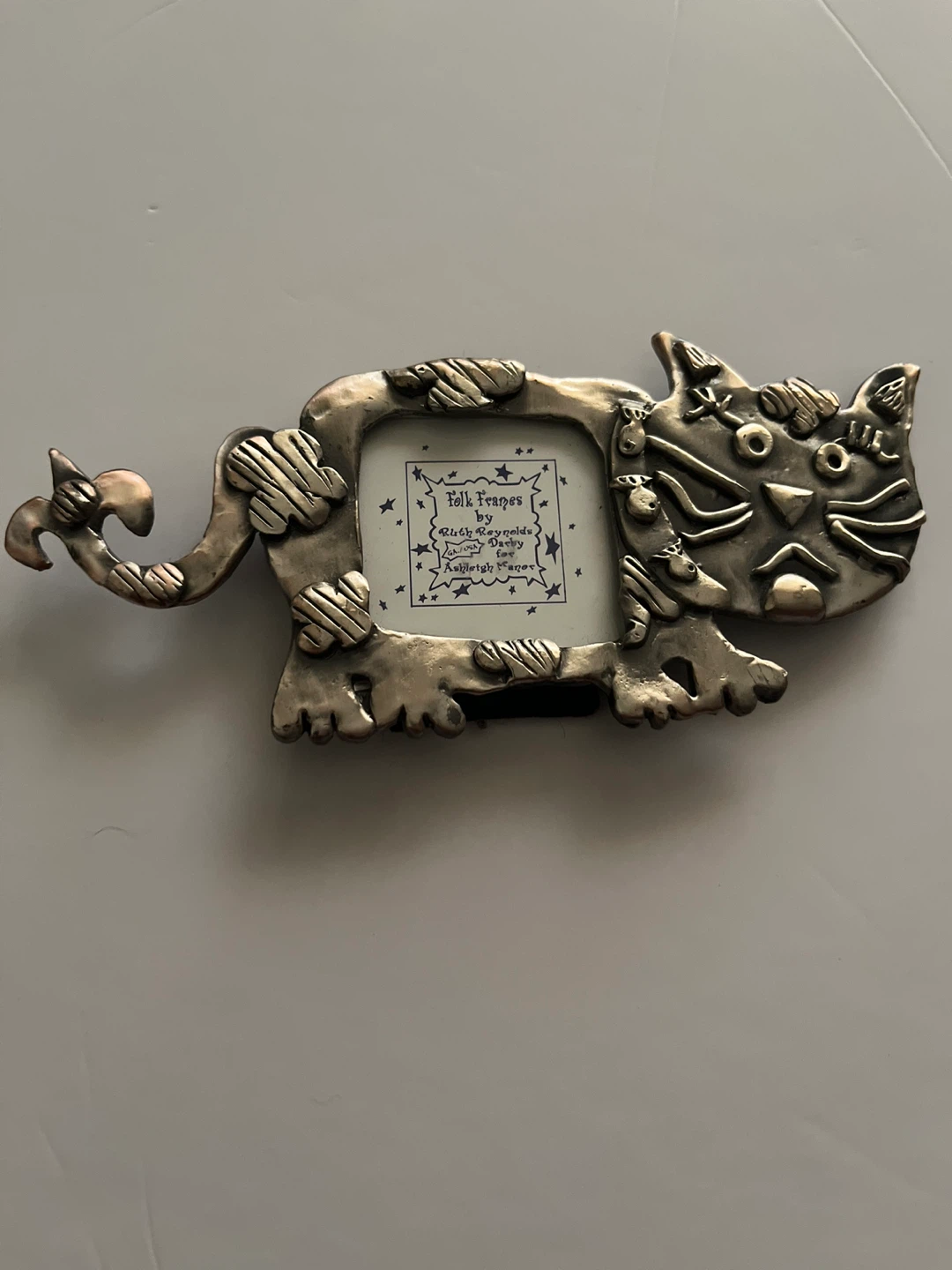 Folk frames Cat Photo Frame by Ruth Reynolds