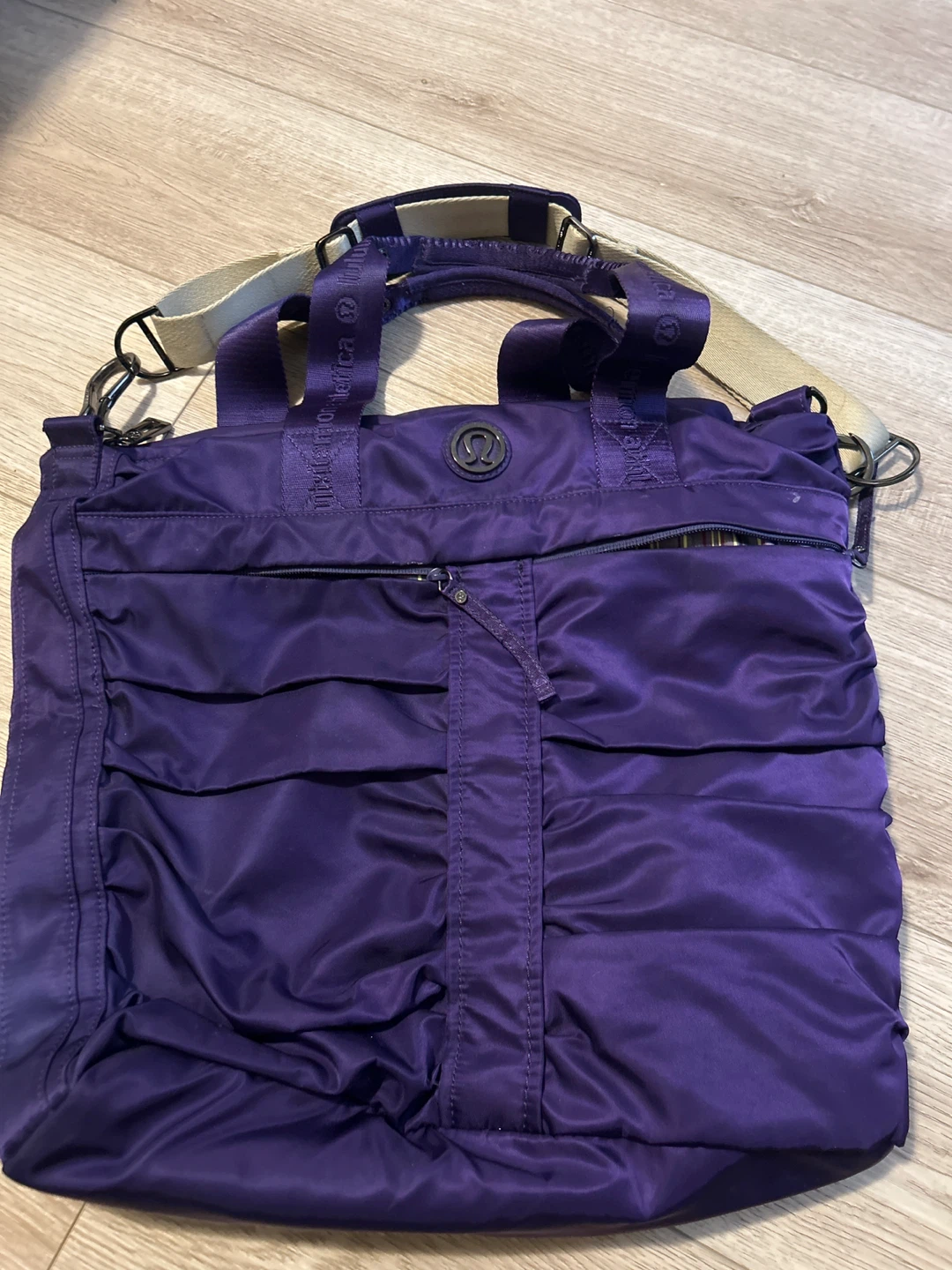 Lululemon Purple Tote Bag