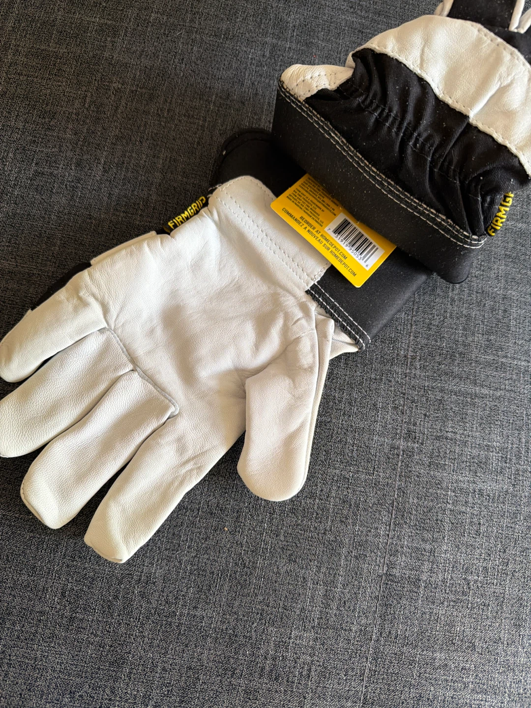 Firm Grip Large Goat Skin Work Gloves - photo 2