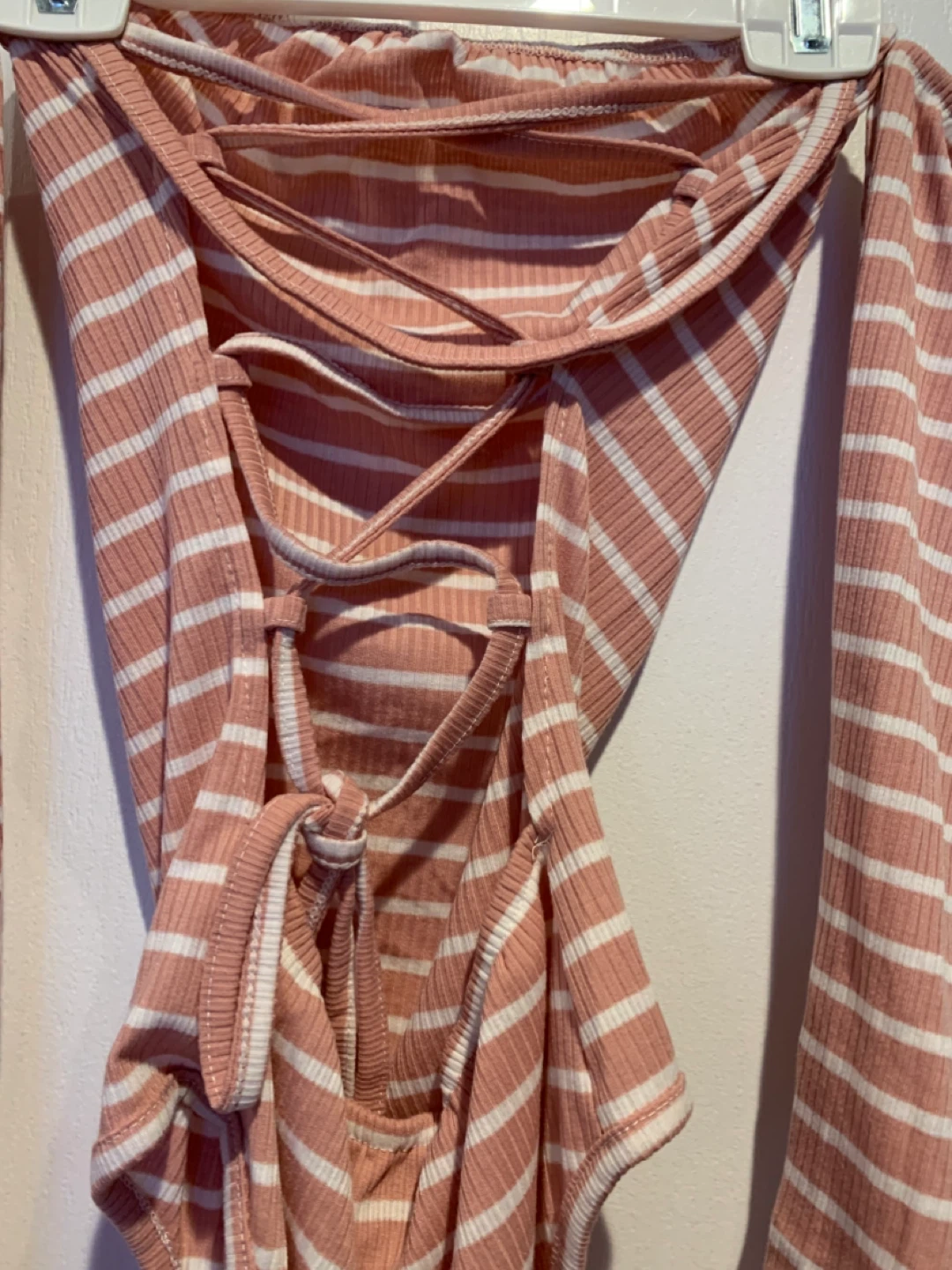 NEW Striped Off-the-Shoulder Bodysuit size XS - photo 3
