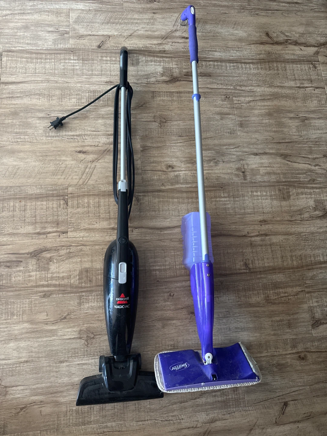 Bissell MagicVac and Swiffer WetJet Mop