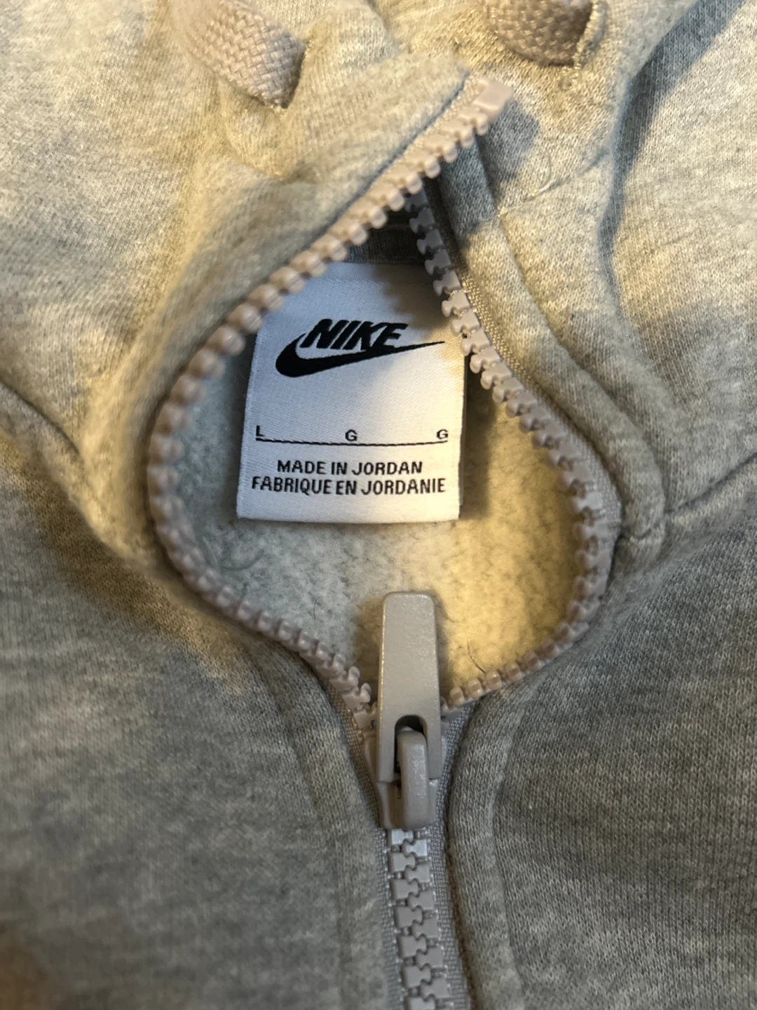 Nike Grey Zip-Up Hoodie - photo 2