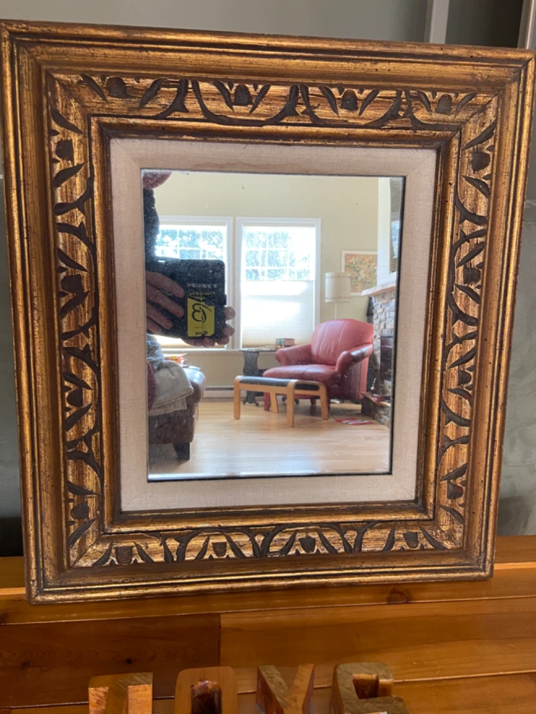 Decorative Gold Ornate Mirror