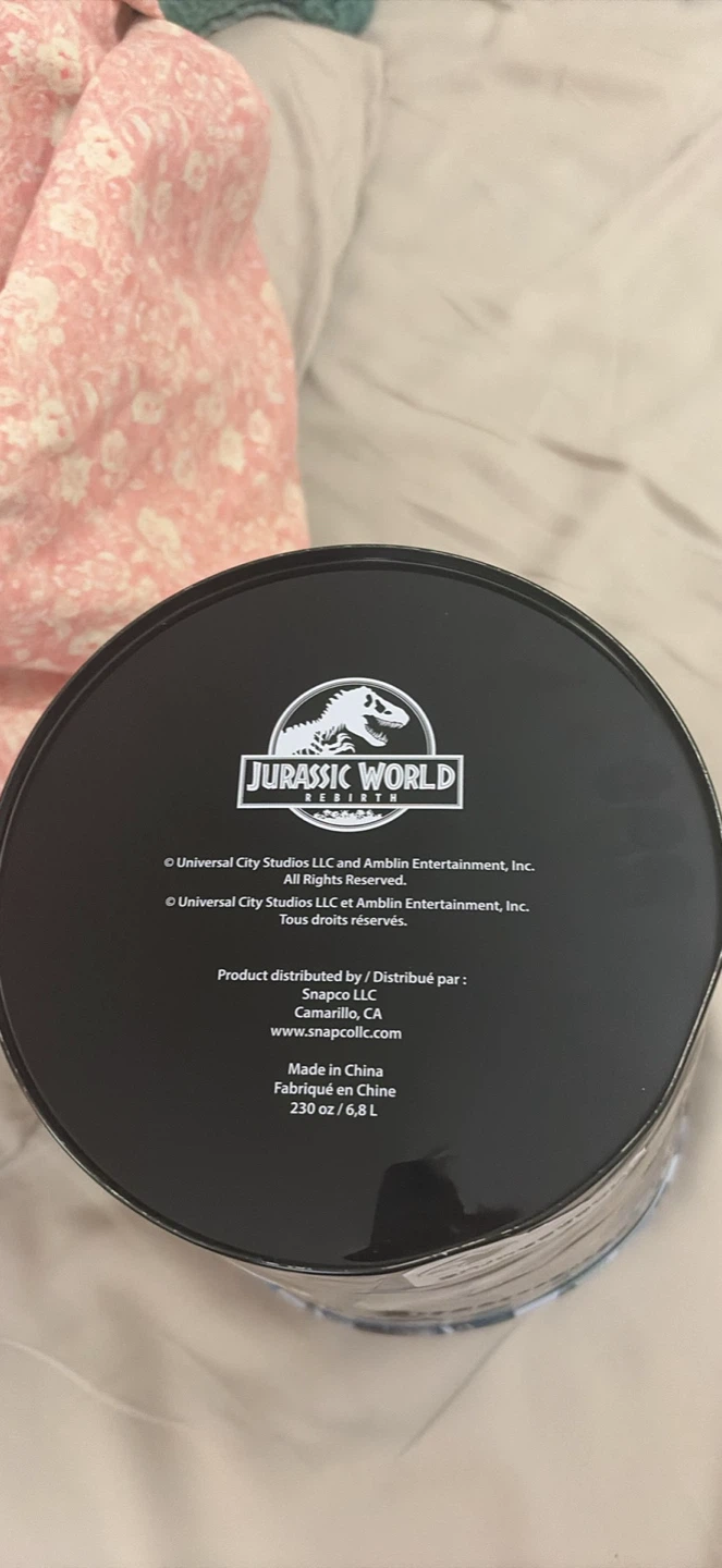 Authentic Jurassic World Movie Souvenir Metal Bucket - photo 5