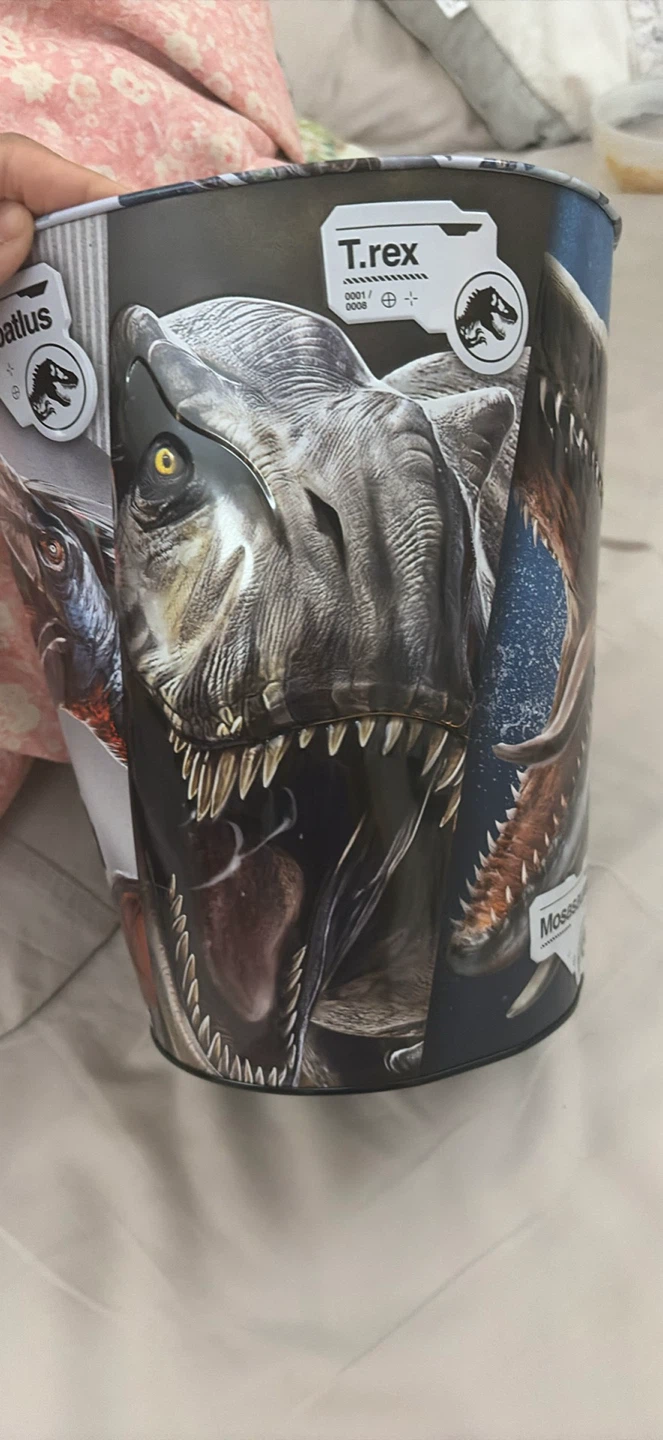 Authentic Jurassic World Movie Souvenir Metal Bucket - photo 4