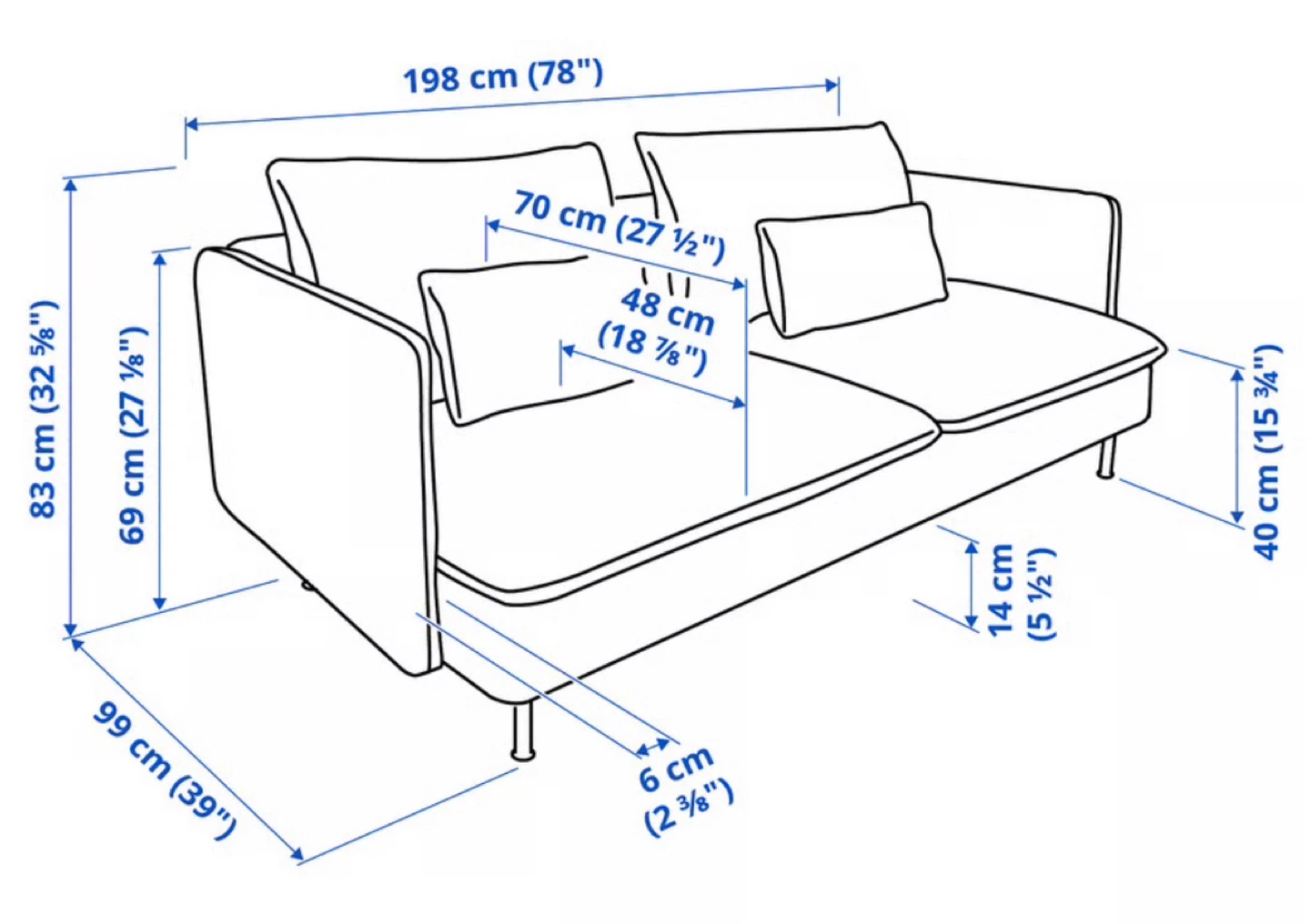 Ikea Soderhamn 3-Seat Sofa - photo 5