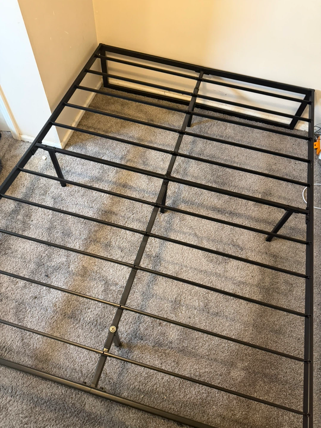 Queen - Black Metal Bed Frame - photo 3