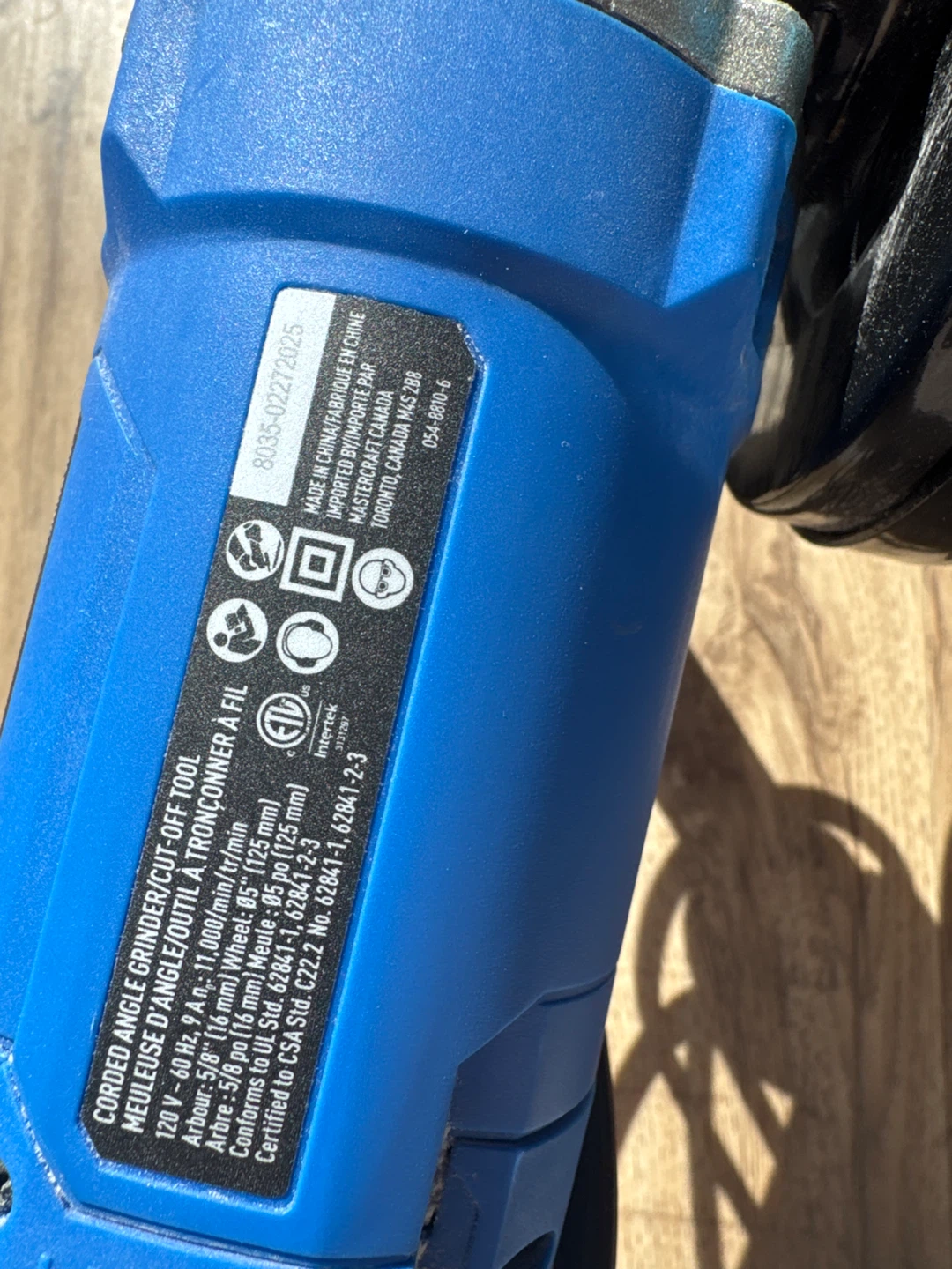 Mastercraft Corded Angle Grinder/Cut-Off Tool - photo 2