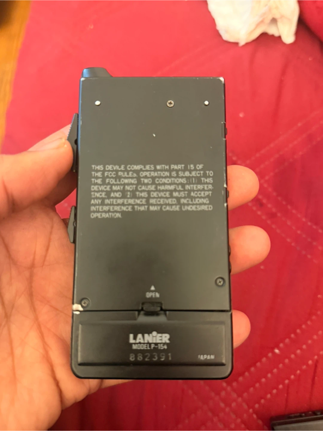Lanier Microcassette Recorder - photo 3