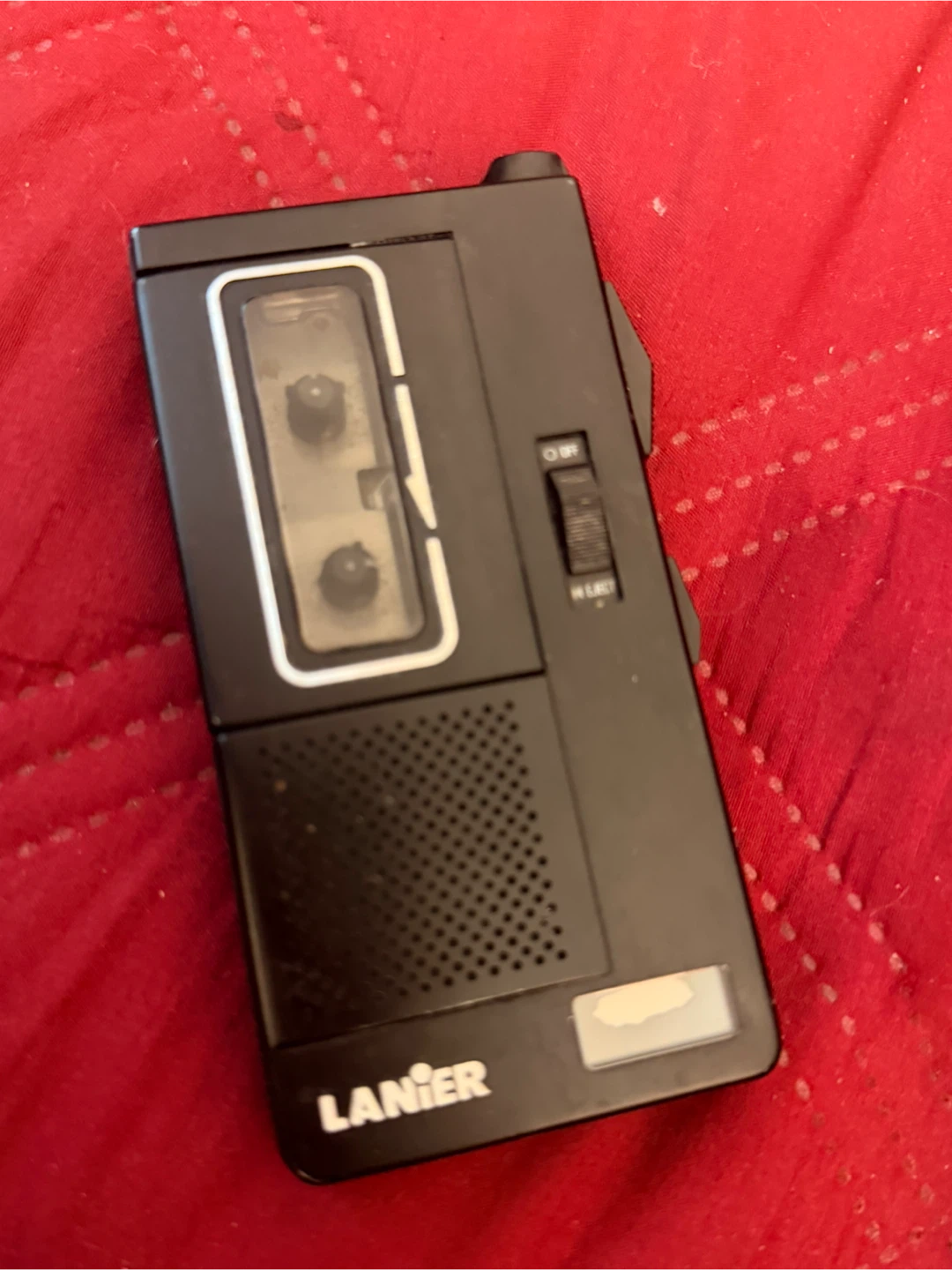 Lanier Microcassette Recorder