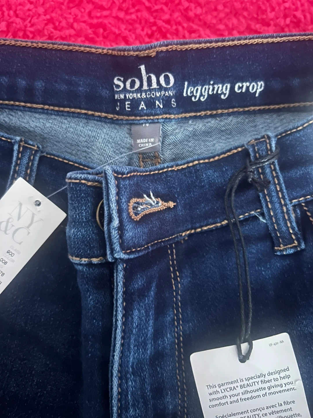 Soho New York & Company Jeans Legging Crop - Size 14 - photo 3