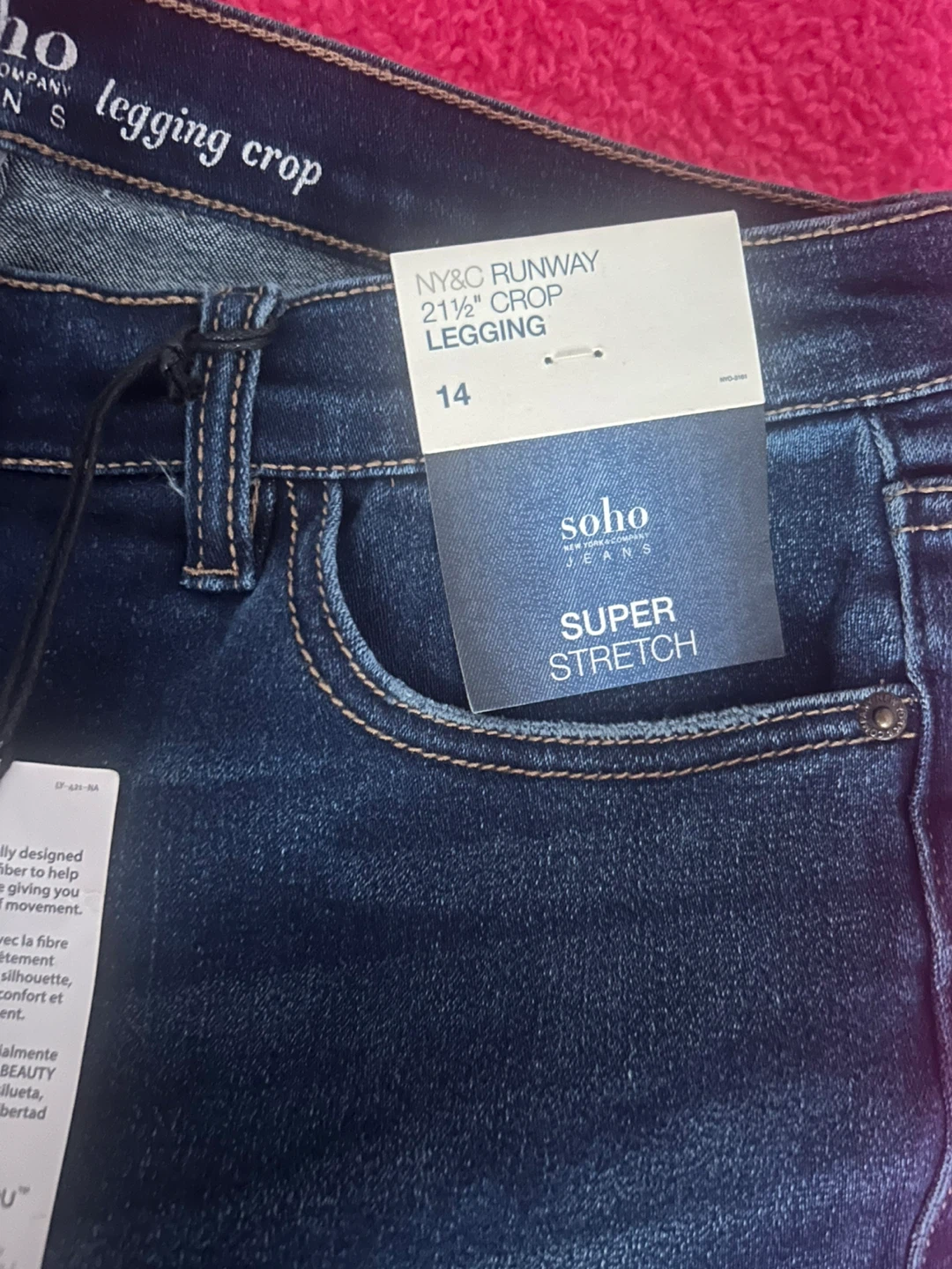 Soho New York & Company Jeans Legging Crop - Size 14 - photo 2