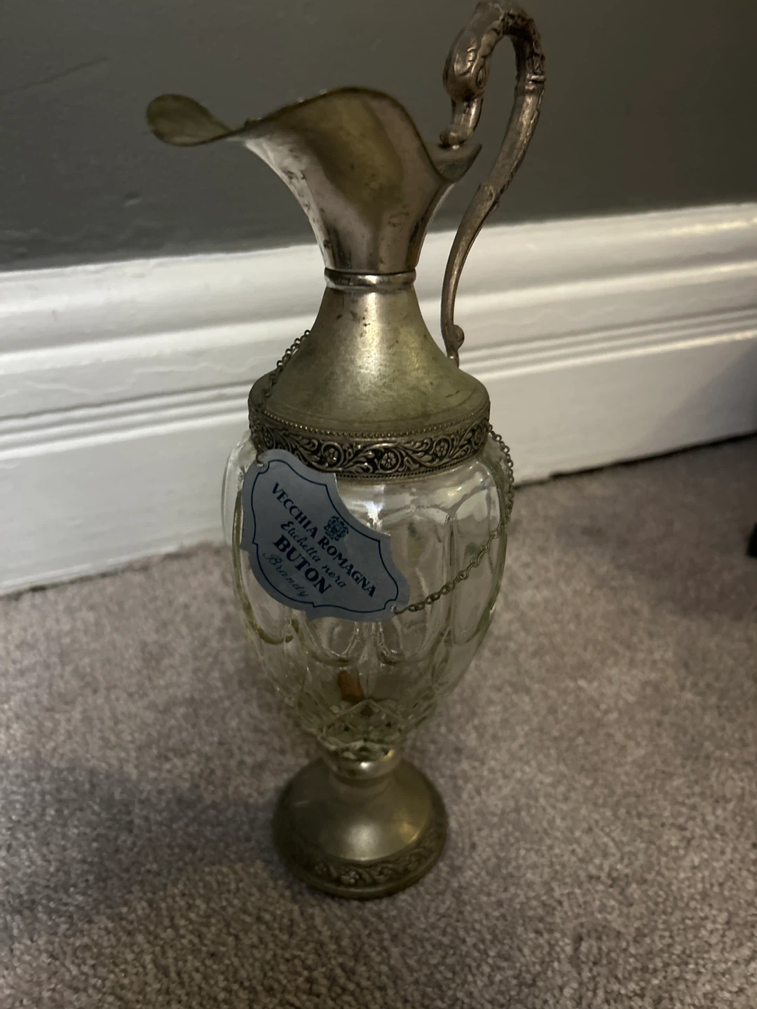 Vecchia Romagna Buton Brandy Decanter