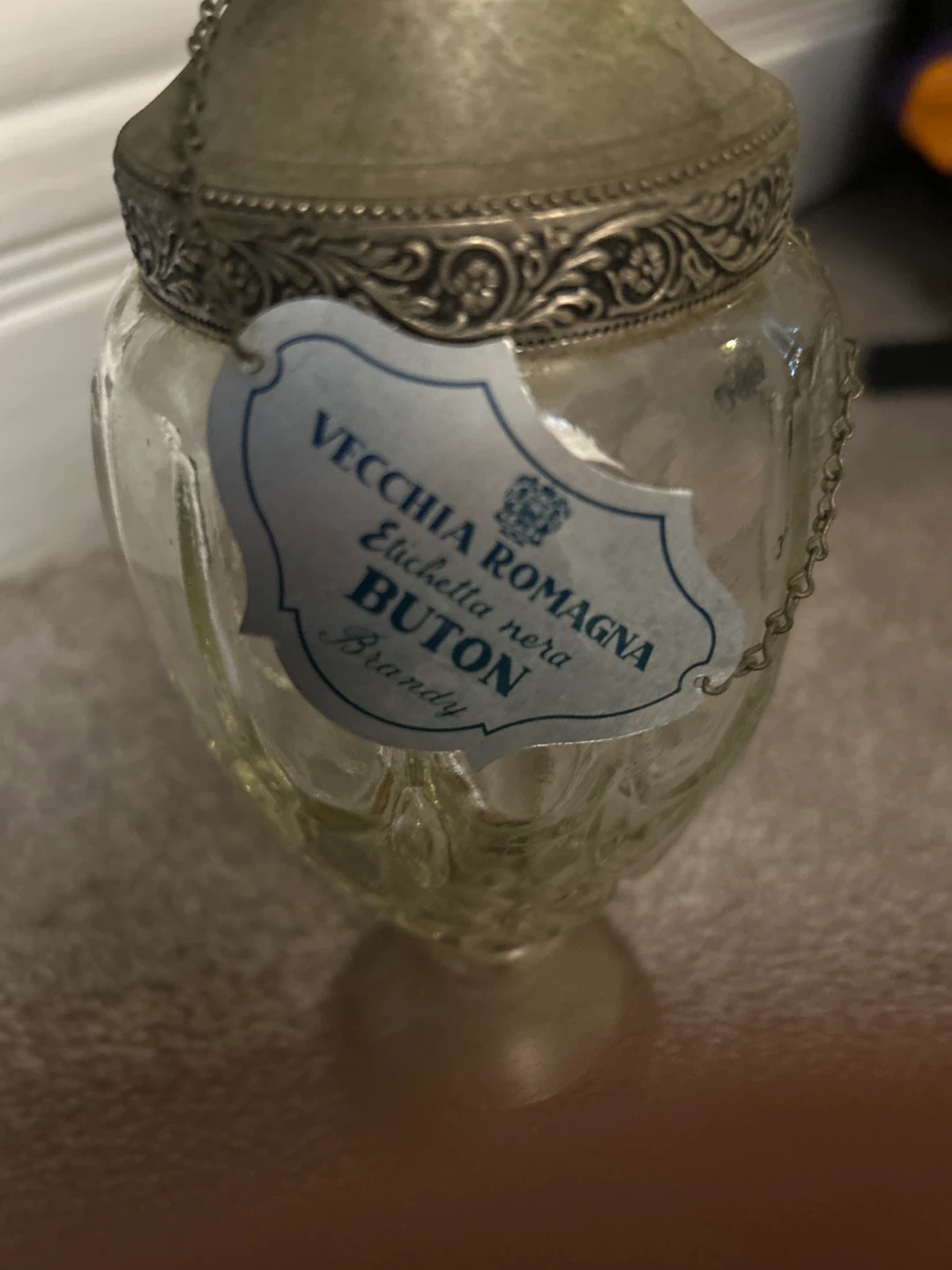 Vecchia Romagna Buton Brandy Decanter - photo 2