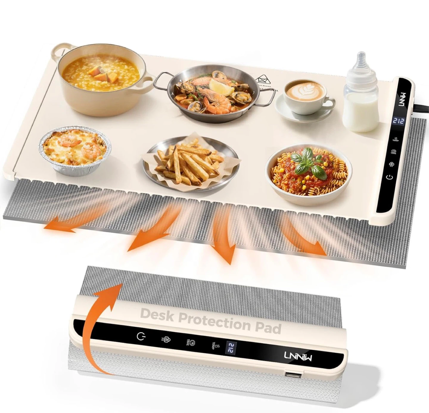 LNNIW Heated Desk Protection Pad