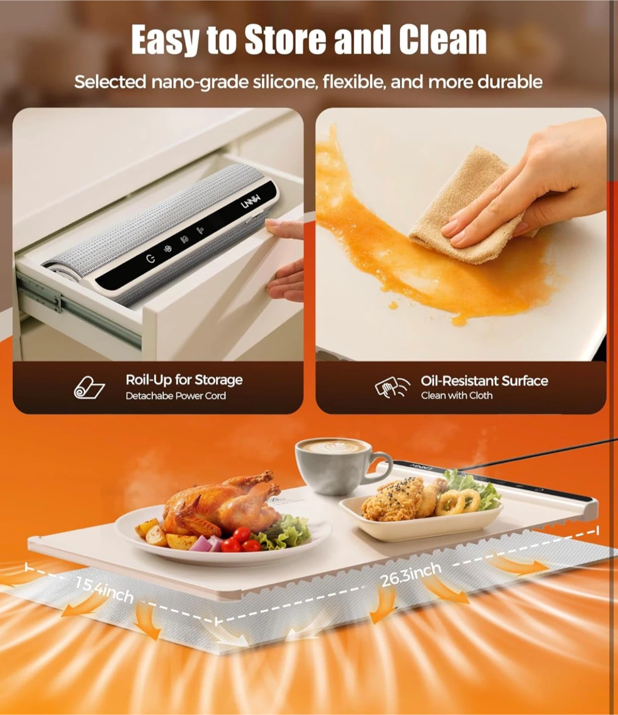 LNNIW Heated Desk Protection Pad - photo 4