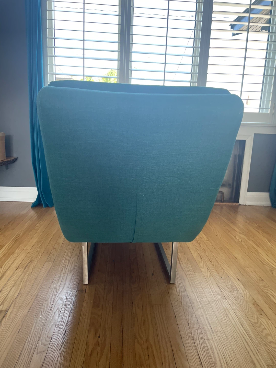 Teal Chaise Lounge Chair - photo 3