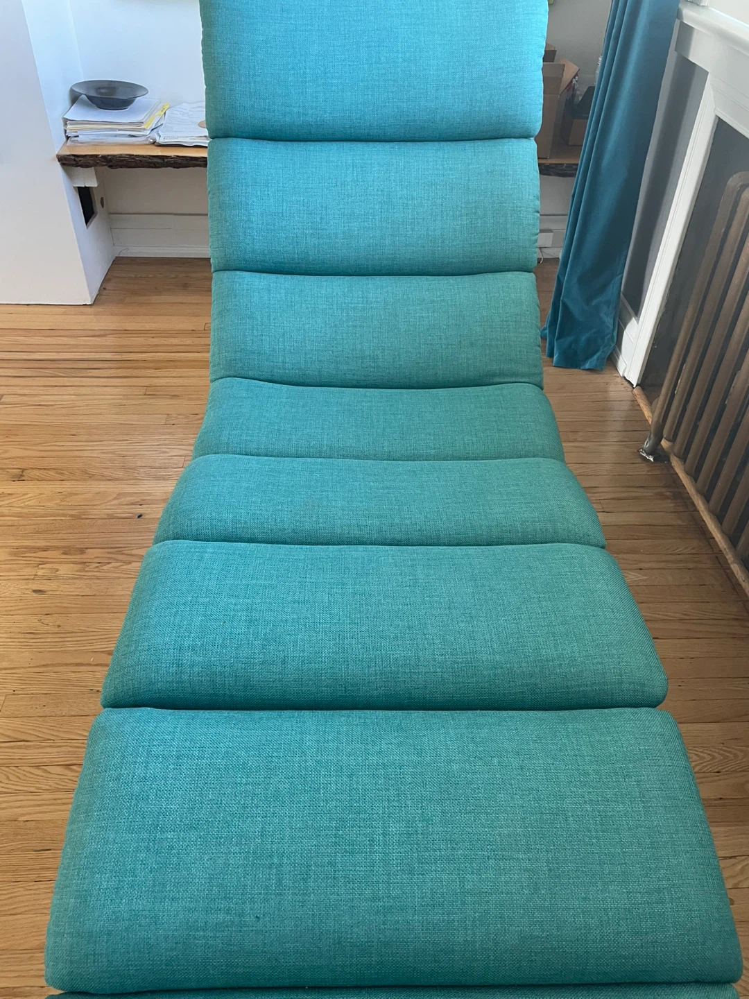 Teal Chaise Lounge Chair - photo 2