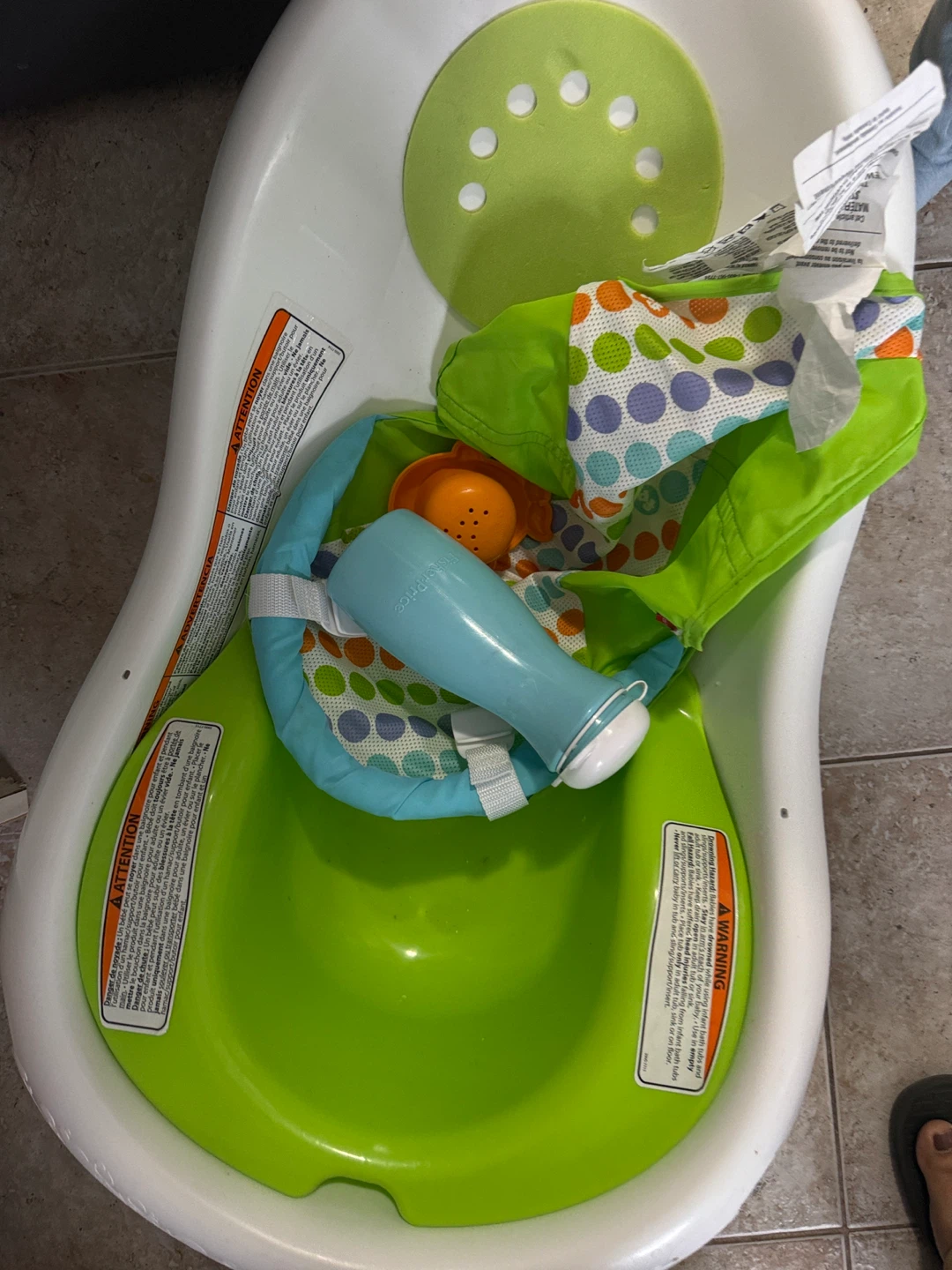 Fisher-Price Baby Bath Tub with Infant Support